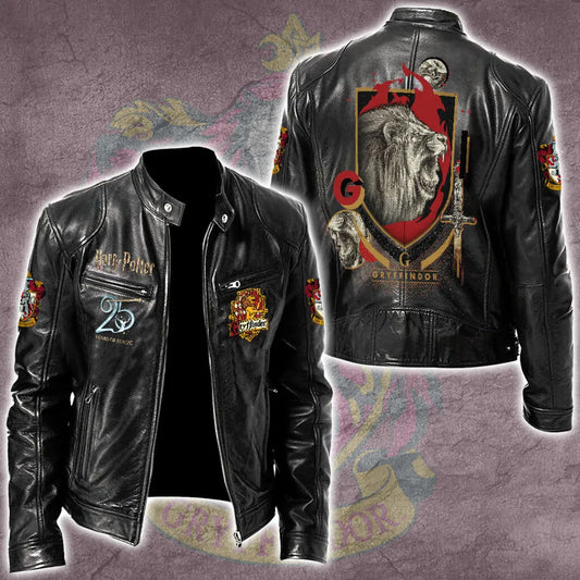 LIMITED EDITION - NEW CUSTOMIZED HRPT MOTORCYCLE LEATHER JACKET