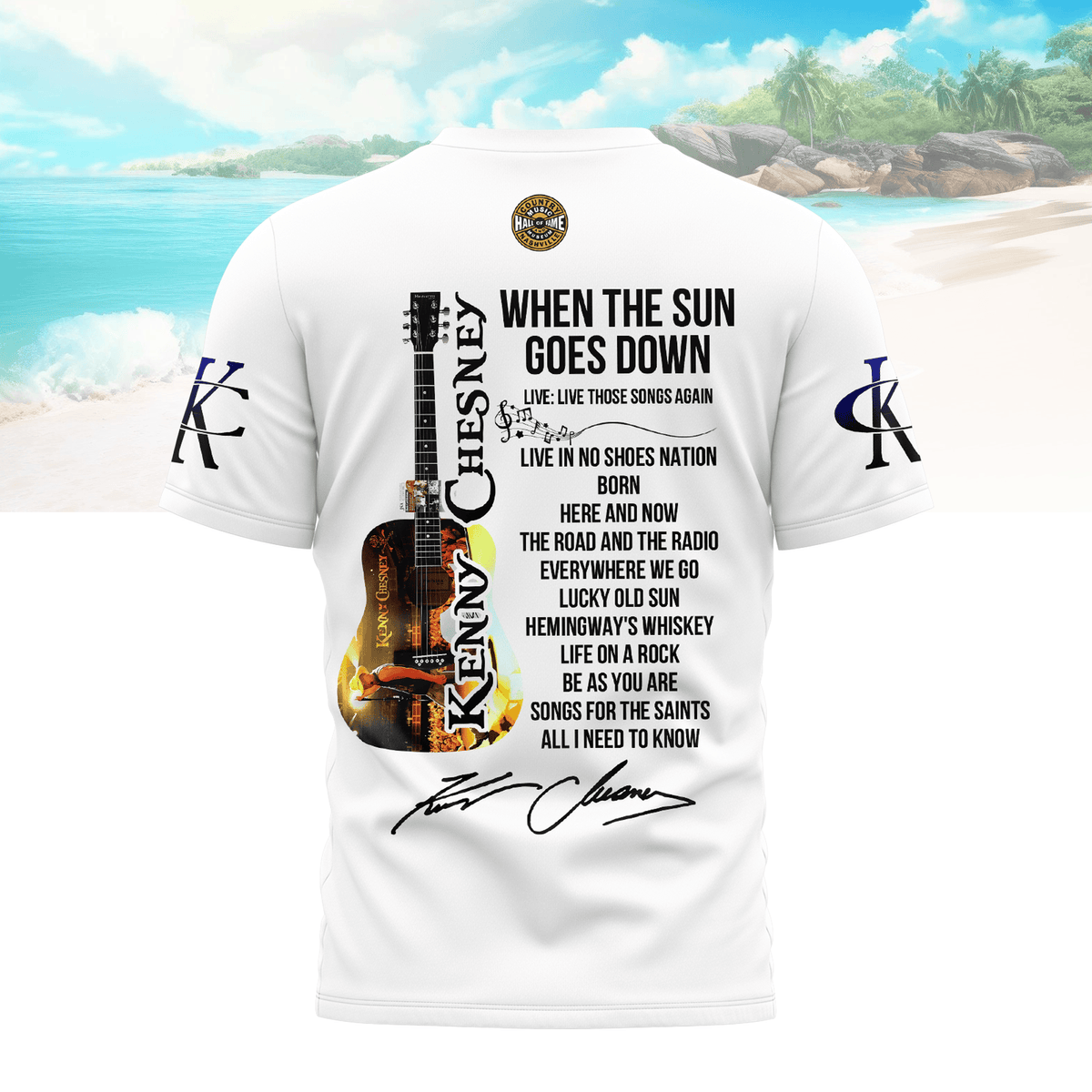 LIMITED EDITION - NEW CUSTOMIZED KENNY CHESNEY T-SHIRT, HOODIE, ZIP HOODIE
