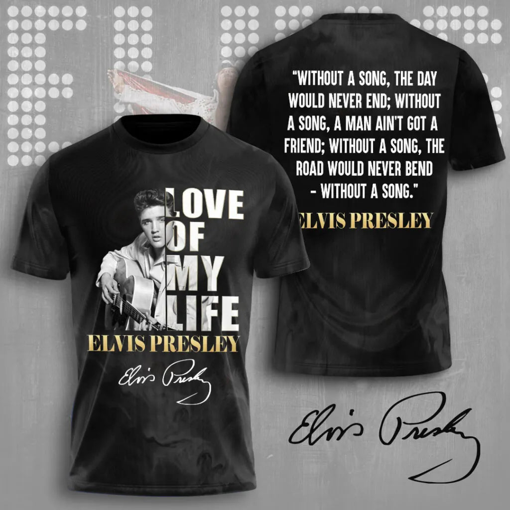 LIMITED EDITION - NEW CUSTOMIZED ELVIS PRESLEY T-SHIRT, HOODIE, ZIP HOODIE
