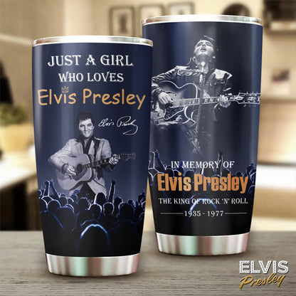 LIMITED EDITION - NEW CUSTOMIZED ELVIS PRESLEY TUMBLER CUP