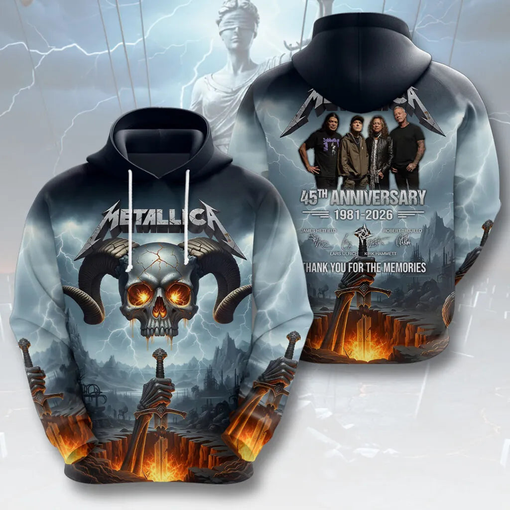 LIMITED EDITION - NEW CUSTOMIZED METALLICA T-SHIRT, HOODIE, ZIP HOODIE