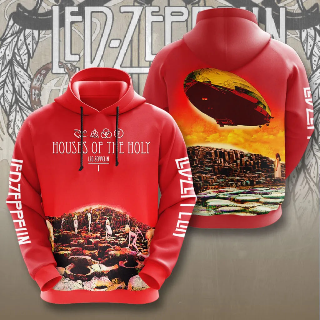 LIMITED EDITION - NEW CUSTOMIZED LED ZEPPELIN T-SHIRT, HOODIE, ZIP HOODIE