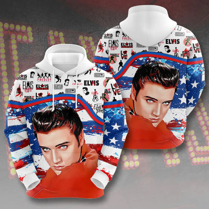 LIMITED EDITION - NEW CUSTOMIZED ELVIS PRESLEY T-SHIRT, HOODIE, ZIP HOODIE