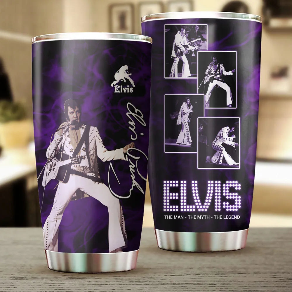 LIMITED EDITION - NEW CUSTOMIZED ELVIS PRESLEY TUMBLER CUP