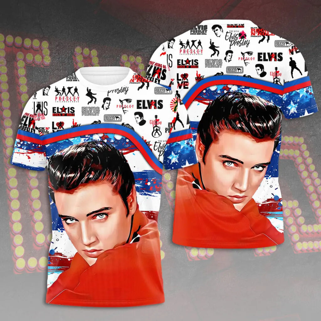 LIMITED EDITION - NEW CUSTOMIZED ELVIS PRESLEY T-SHIRT, HOODIE, ZIP HOODIE