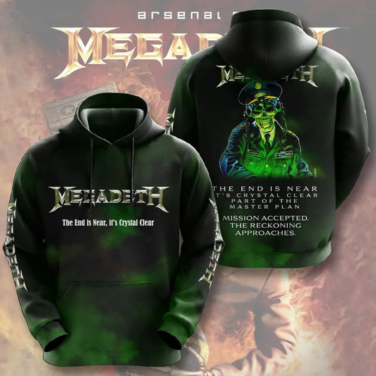 LIMITED EDITION - NEW CUSTOMIZED MEGADETH T-SHIRT, HOODIE, ZIP HOODIE