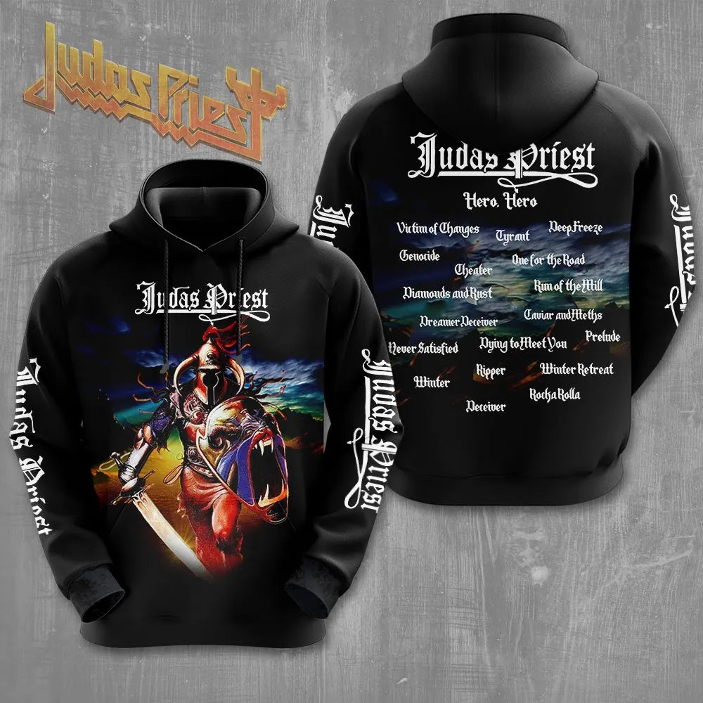 LIMITED EDITION - NEW CUSTOMIZED JUDAS PRIEST T-SHIRT, HOODIE, ZIP HOODIE