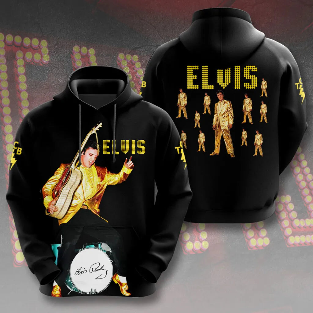 LIMITED EDITION - NEW CUSTOMIZED ELVIS PRESLEY T-SHIRT, HOODIE, ZIP HOODIE