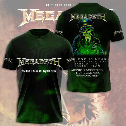 LIMITED EDITION - NEW CUSTOMIZED MEGADETH T-SHIRT, HOODIE, ZIP HOODIE