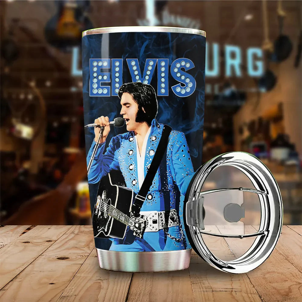 LIMITED EDITION - NEW CUSTOMIZED ELVIS PRESLEY TUMBLER CUP