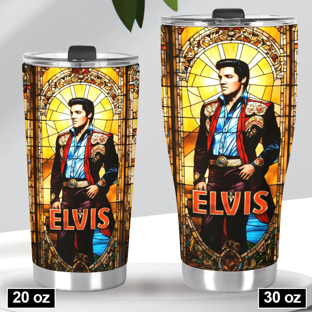 LIMITED EDITION - NEW CUSTOMIZED ELVIS PRESLEY TUMBLER CUP