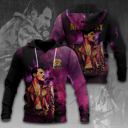 LIMITED EDITION - NEW CUSTOMIZED FREDDIE MERCURY T-SHIRT, HOODIE, ZIP HOODIE