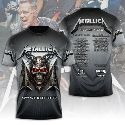 LIMITED EDITION - NEW CUSTOMIZED METALLICA T-SHIRT, HOODIE, ZIP HOODIE