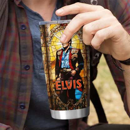 LIMITED EDITION - NEW CUSTOMIZED ELVIS PRESLEY TUMBLER CUP