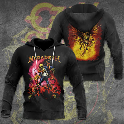 LIMITED EDITION - NEW CUSTOMIZED MEGADETH T-SHIRT, HOODIE, ZIP HOODIE