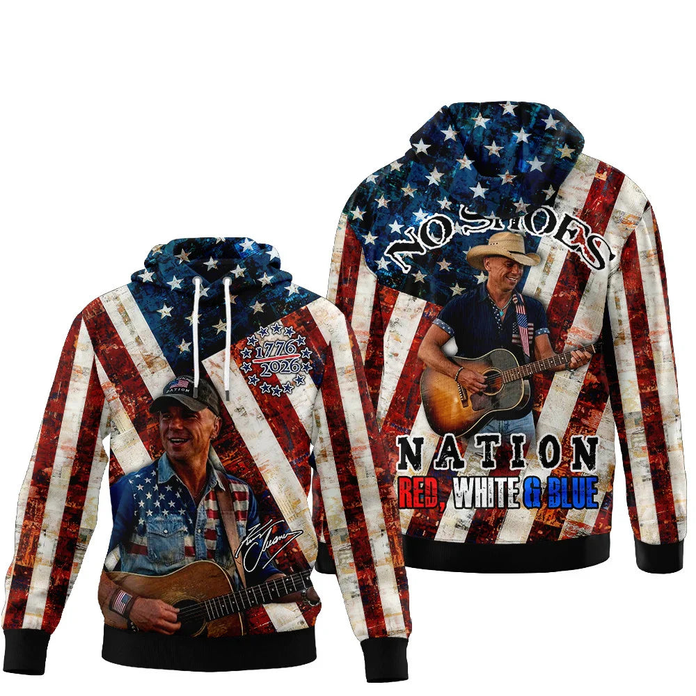 LIMITED EDITION - NEW CUSTOMIZED KENNY CHESNEY T-SHIRT, HOODIE, ZIP HOODIE