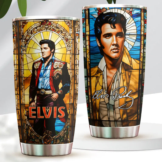 LIMITED EDITION - NEW CUSTOMIZED ELVIS PRESLEY TUMBLER CUP
