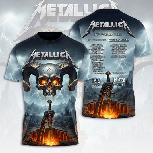 LIMITED EDITION - NEW CUSTOMIZED METALLICA T-SHIRT, HOODIE, ZIP HOODIE