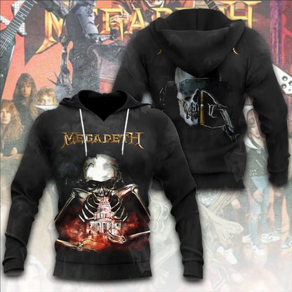 LIMITED EDITION - NEW CUSTOMIZED MEGADETH T-SHIRT, HOODIE, ZIP HOODIE