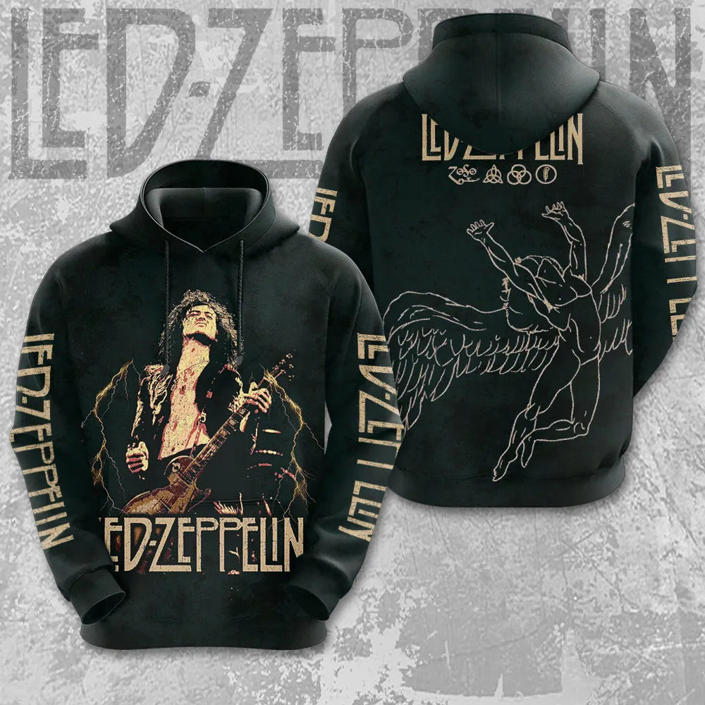 LIMITED EDITION - NEW CUSTOMIZED LED ZEPPELIN T-SHIRT, HOODIE, ZIP HOODIE