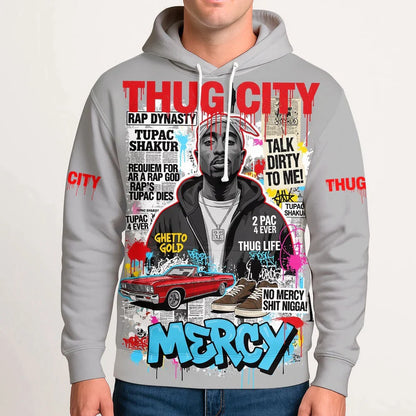 LIMITED EDITION - NEW CUSTOMIZED TUPAC SHAKUR T-SHIRT, HOODIE, ZIP HOODIE