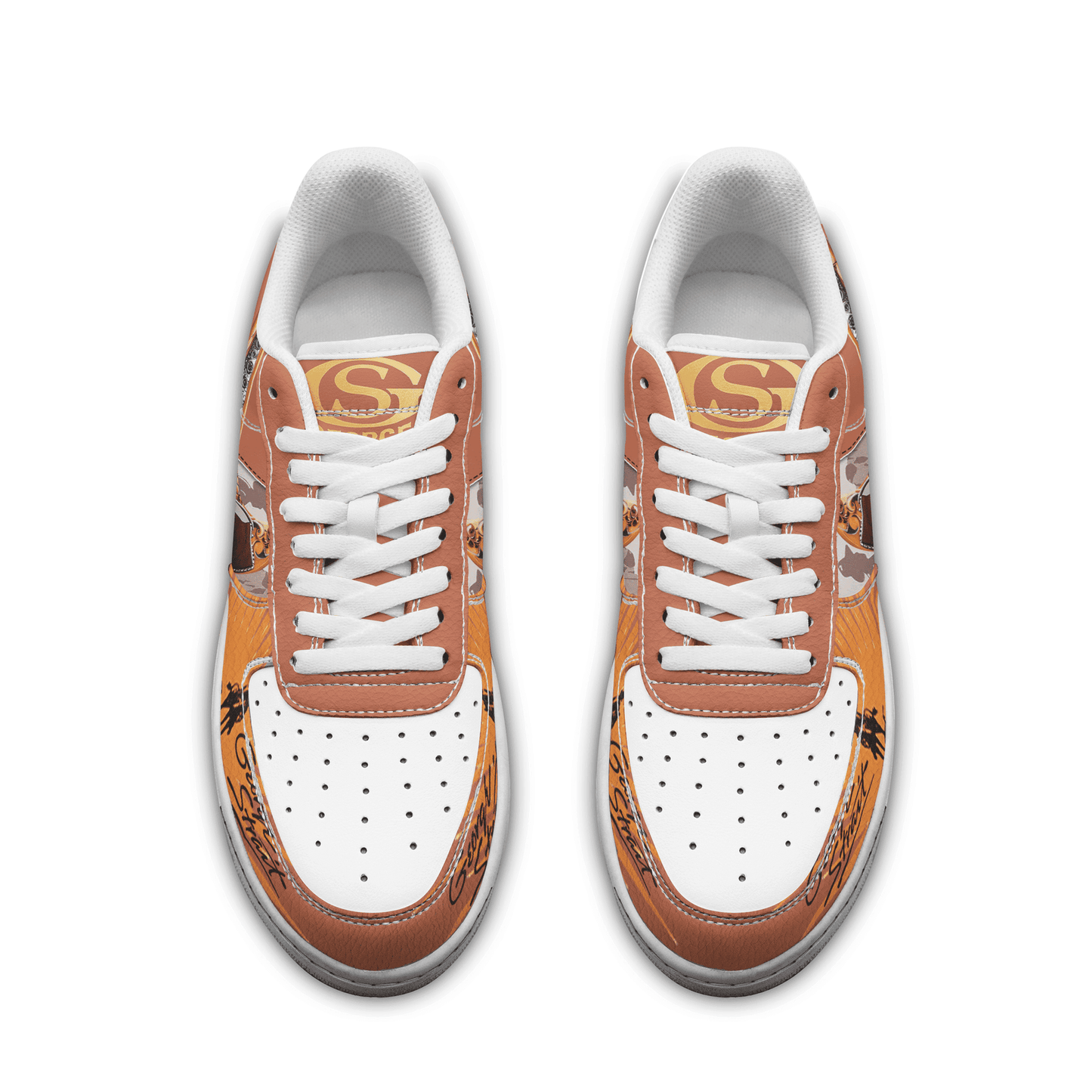 LIMITED EDITION - NEW CUSTOMIZED GEORGE STRAIT AF1 SHOES