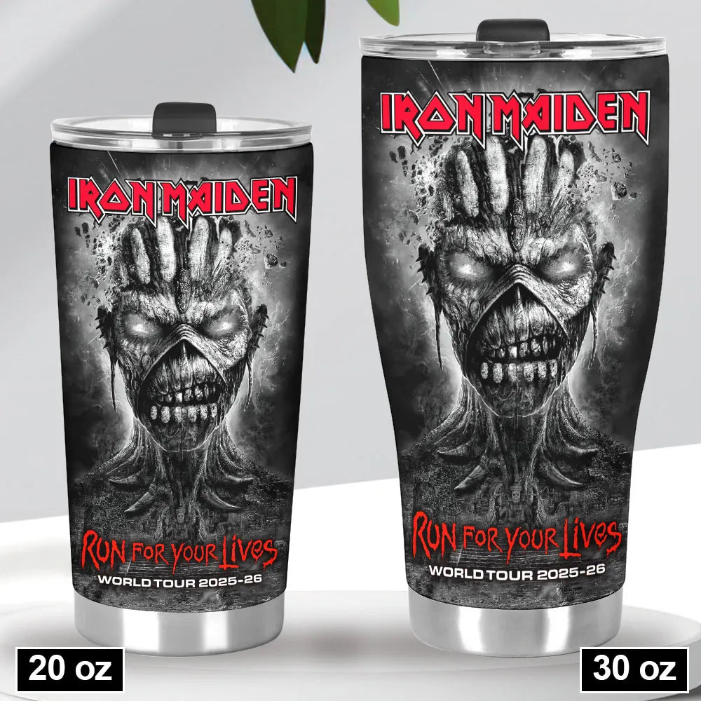 LIMITED EDITION - NEW CUSTOMIZED IRON MAIDEN TUMBLER CUP