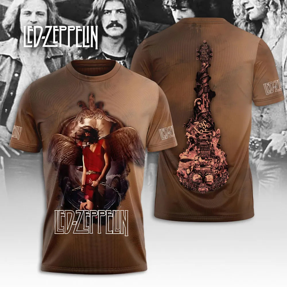 LIMITED EDITION - NEW CUSTOMIZED LED ZEPPELIN T-SHIRT, HOODIE, ZIP HOODIE