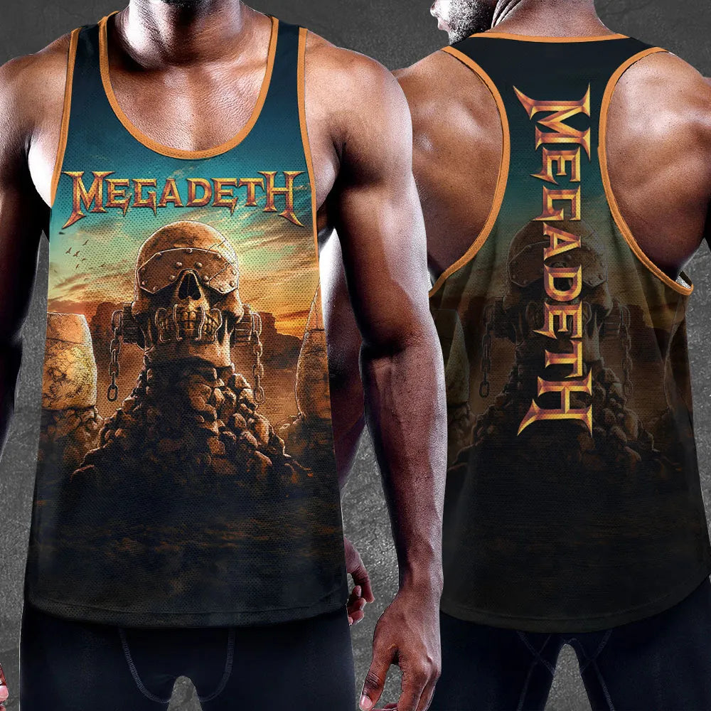 LIMITED EDITION - NEW CUSTOMIZED MEGADETH UNISEX TANK TOP