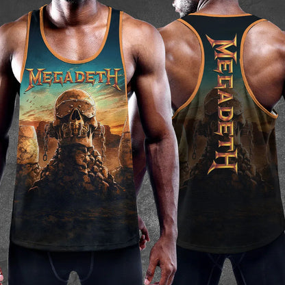 LIMITED EDITION - NEW CUSTOMIZED MEGADETH UNISEX TANK TOP