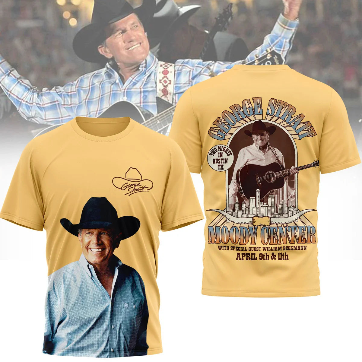 LIMITED EDITION - NEW CUSTOMIZED GEORGE STRAIT T-SHIRT, HOODIE, ZIP HOODIE