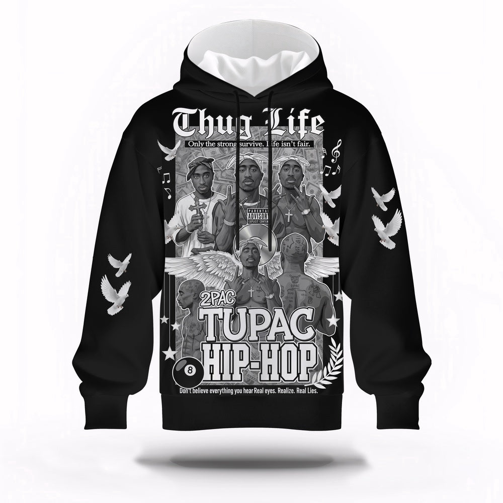 LIMITED EDITION - NEW CUSTOMIZED TUPAC SHAKUR T-SHIRT, HOODIE, ZIP HOODIE