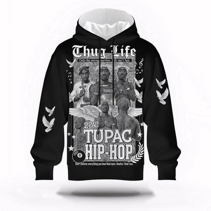 LIMITED EDITION - NEW CUSTOMIZED TUPAC SHAKUR T-SHIRT, HOODIE, ZIP HOODIE
