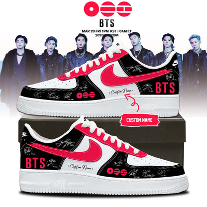 LIMITED EDITION - BTS COMEBACK WORLD TOUR AF1 SHOES