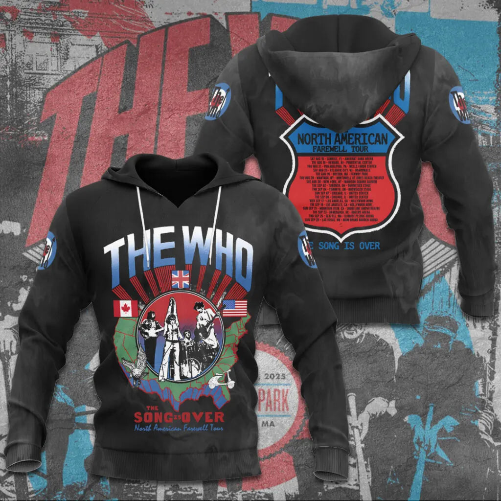 LIMITED EDITION - NEW CUSTOMIZED THE WHO T-SHIRT, HOODIE, ZIP HOODIE