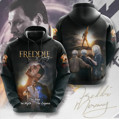 LIMITED EDITION - NEW CUSTOMIZED FREDDIE MERCURY T-SHIRT, HOODIE, ZIP HOODIE