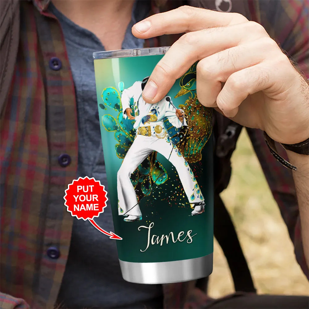 LIMITED EDITION - NEW CUSTOMIZED ELVIS PRESLEY TUMBLER CUP
