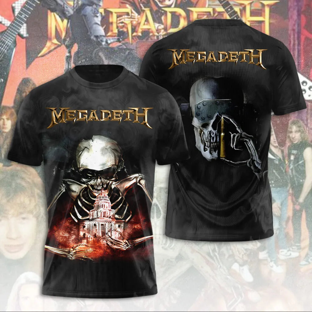 LIMITED EDITION - NEW CUSTOMIZED MEGADETH T-SHIRT, HOODIE, ZIP HOODIE