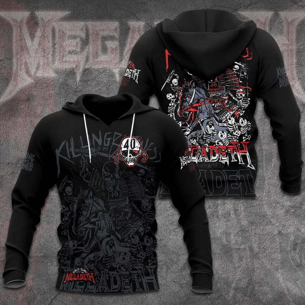 LIMITED EDITION - NEW CUSTOMIZED MEGADETH T-SHIRT, HOODIE, ZIP HOODIE