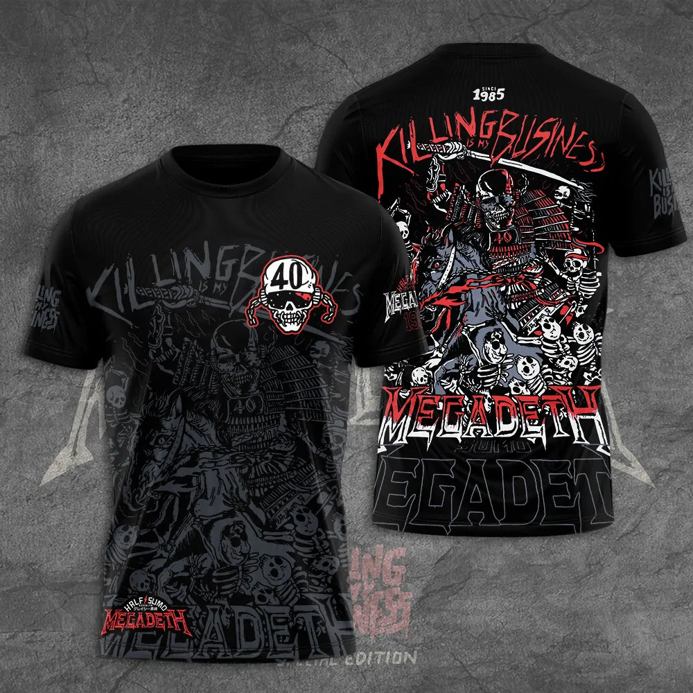 LIMITED EDITION - NEW CUSTOMIZED MEGADETH T-SHIRT, HOODIE, ZIP HOODIE
