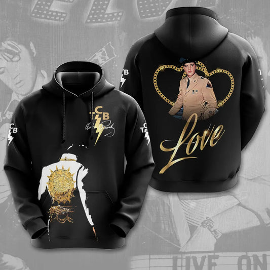 LIMITED EDITION - NEW CUSTOMIZED ELVIS PRESLEY T-SHIRT, HOODIE, ZIP HOODIE