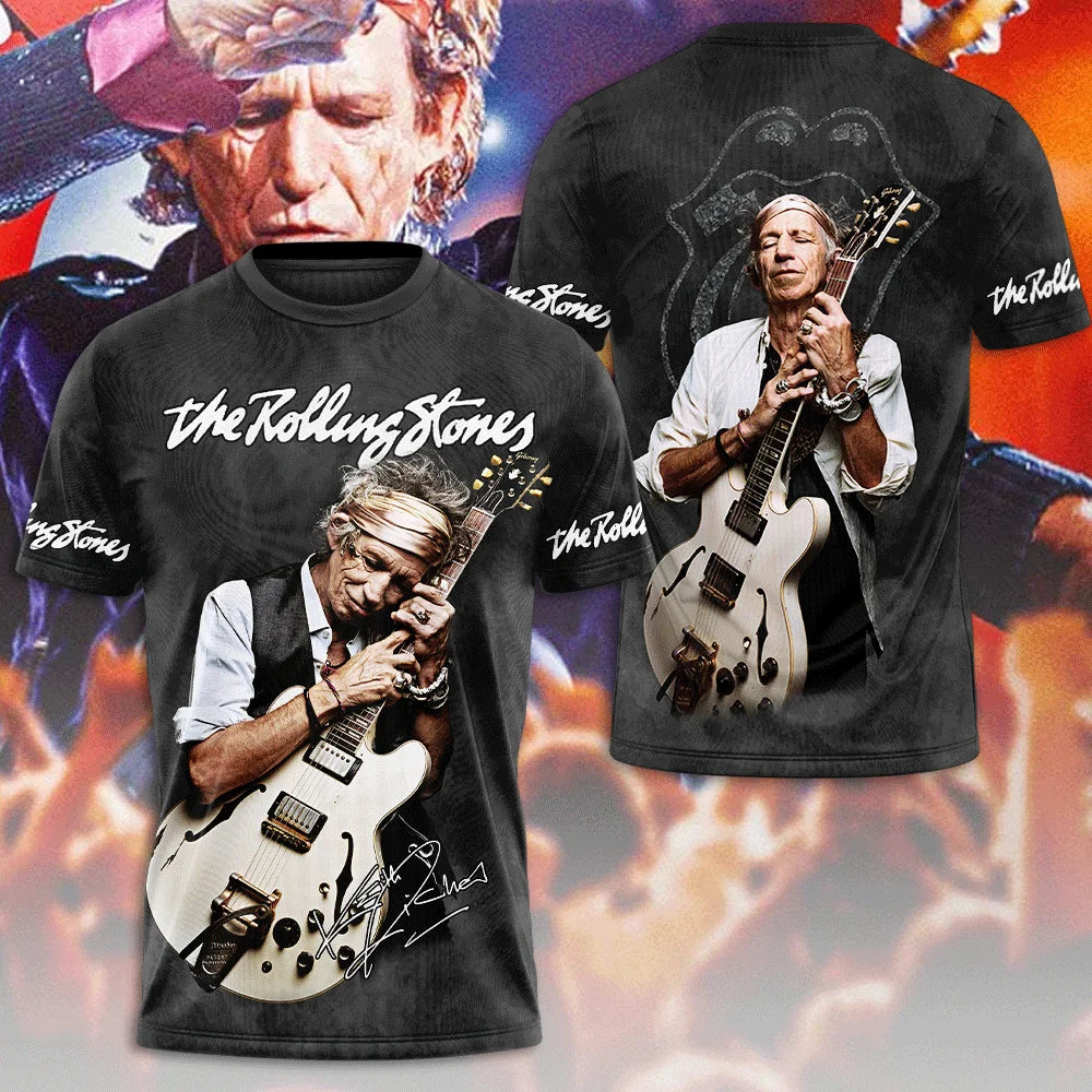 LIMITED EDITION - NEW CUSTOMIZED THE ROLLING STONES X KEITH RICHARDS T-SHIRT, HOODIE, ZIP HOODIE