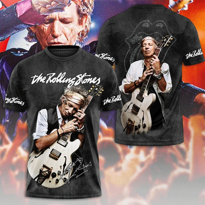 LIMITED EDITION - NEW CUSTOMIZED THE ROLLING STONES X KEITH RICHARDS T-SHIRT, HOODIE, ZIP HOODIE
