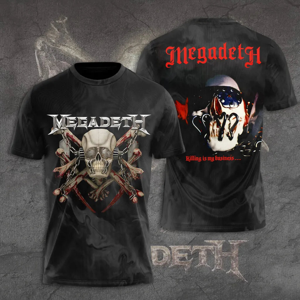 LIMITED EDITION - NEW CUSTOMIZED MEGADETH T-SHIRT, HOODIE, ZIP HOODIE