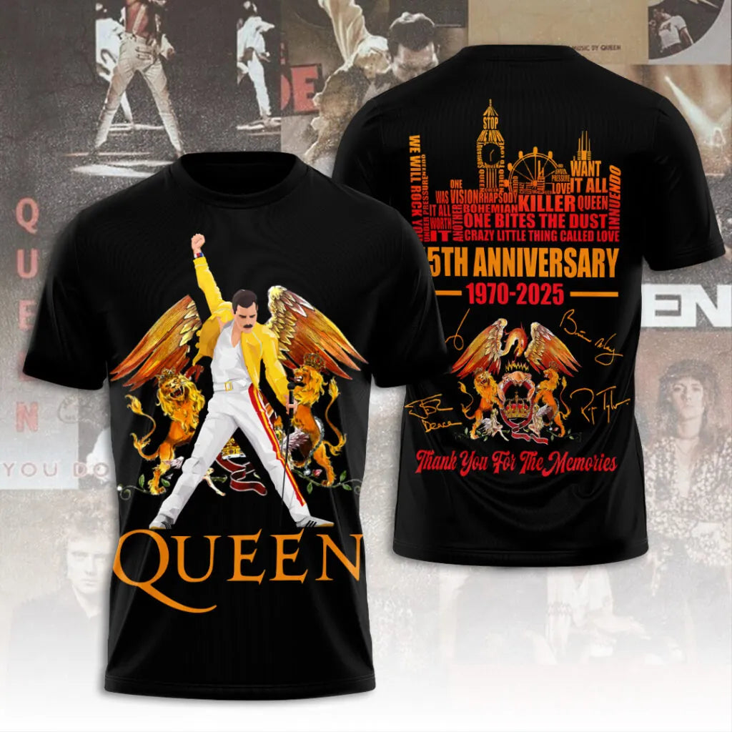 LIMITED EDITION - NEW CUSTOMIZED FREDDIE MERCURY T-SHIRT, HOODIE, ZIP HOODIE