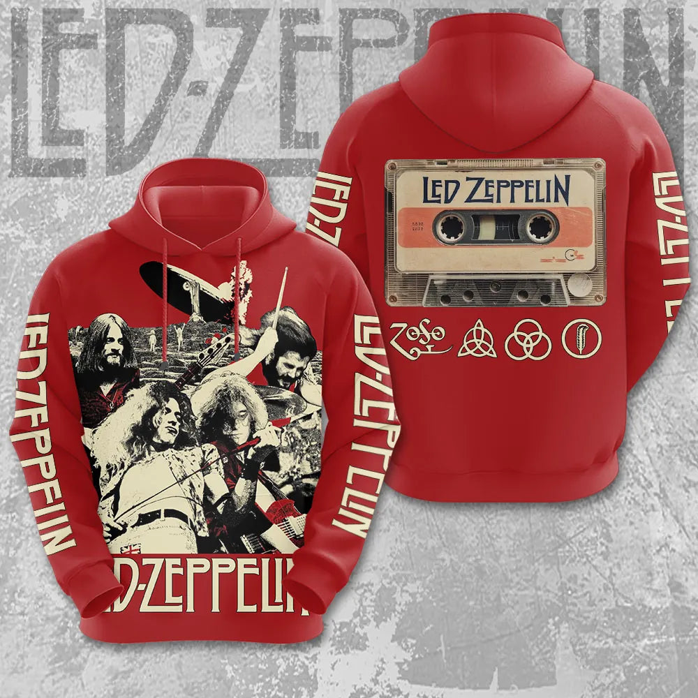 LIMITED EDITION - NEW CUSTOMIZED LED ZEPPELIN T-SHIRT, HOODIE, ZIP HOODIE
