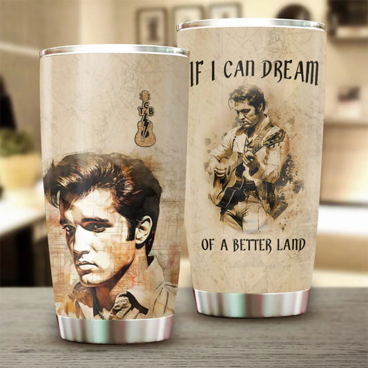 LIMITED EDITION - NEW CUSTOMIZED ELVIS PRESLEY TUMBLER CUP