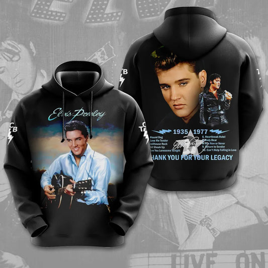LIMITED EDITION - NEW CUSTOMIZED ELVIS PRESLEY T-SHIRT, HOODIE, ZIP HOODIE