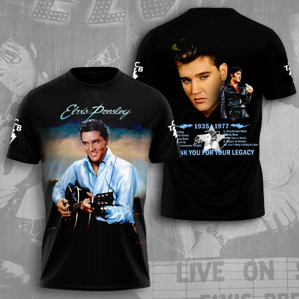 LIMITED EDITION - NEW CUSTOMIZED ELVIS PRESLEY T-SHIRT, HOODIE, ZIP HOODIE