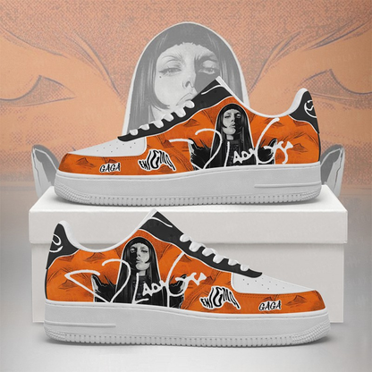 LIMITED EDITION - NEW CUSTOMIZED LADY GAGA AF1 SHOES